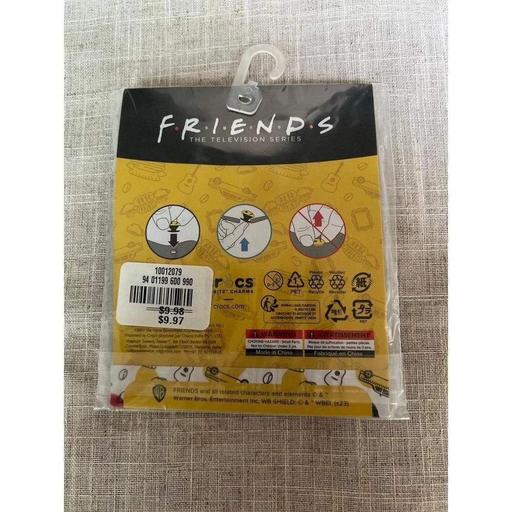 Crocs Jibbitz Charms Friends 5 Pack NEW